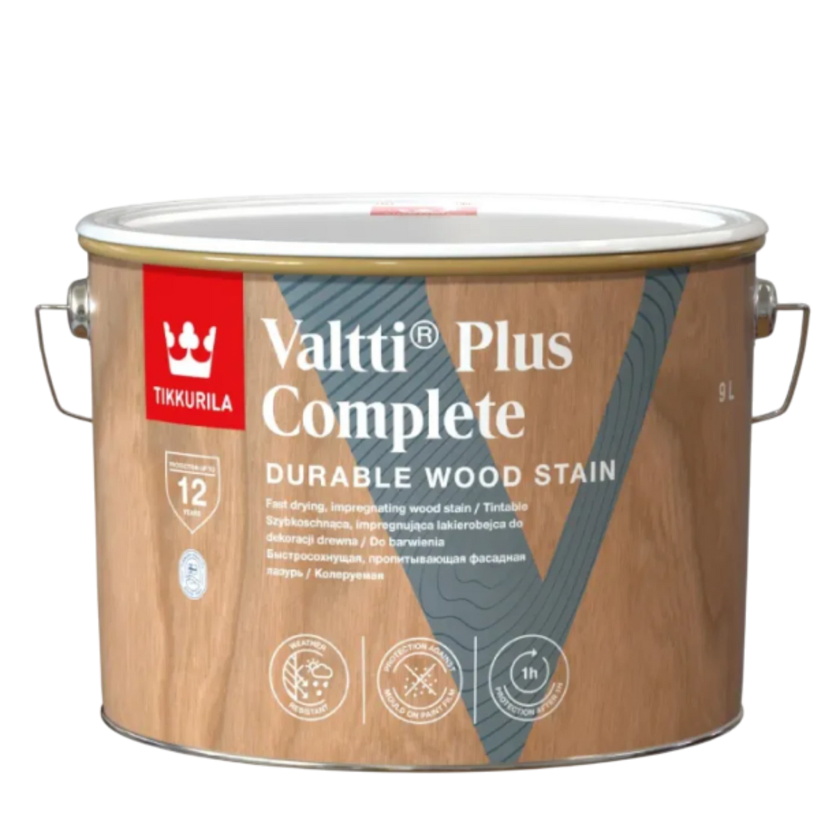 Tikkurila Valtti Plus Complete – Premium-Holzlasur für Sauna & Gartenholz