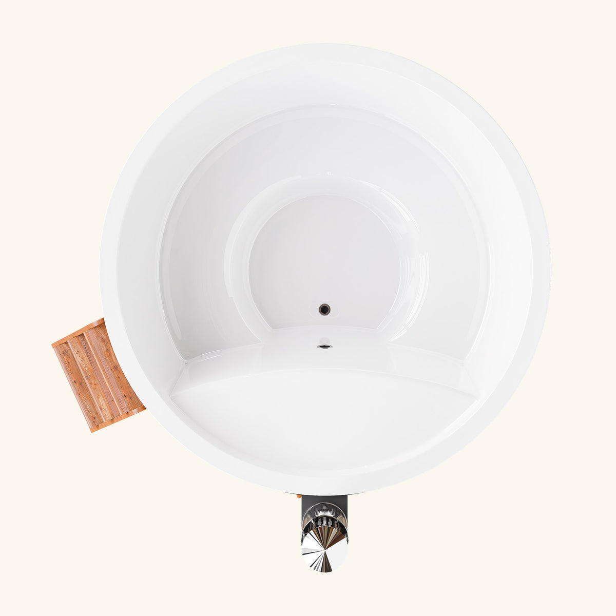 Elite 220 Hot Tub Ø 220 cm mit Thermokiefer-Verkleidung und Edelstahlofen