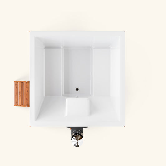 Elite Quattro 180 Hot Tub eckig 180 cm mit Thermokiefer-Verkleidung