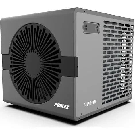 polarsauna shop Poolex Nano 3 kW reversible Wärmepumpe in Grau für Hot Tubs und Eisbäder zum Heizen und Kühlen